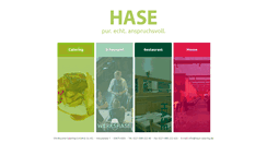 Desktop Screenshot of hase-catering.de