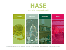 Tablet Screenshot of hase-catering.de